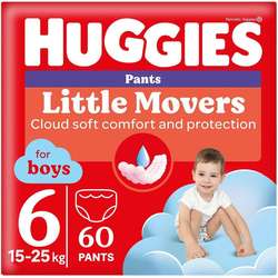 Huggies Little Movers Pants For Boys 6 / 60 pcs