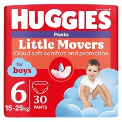Huggies Little Movers Pants For Boys 6 / 30 pcs