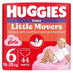 Huggies Little Movers Pants For Girls 6 / 44 pcs