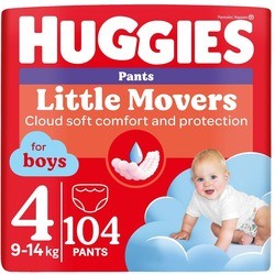Huggies Little Movers Pants For Boys 4 / 104 pcs