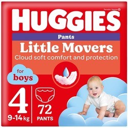 Huggies Little Movers Pants For Boys 4 / 72 pcs
