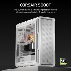 Corsair 5000T White