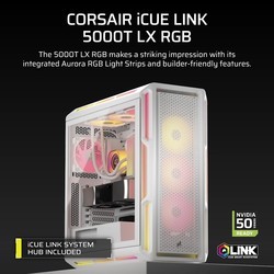 Corsair iCUE 5000T LX RGB White