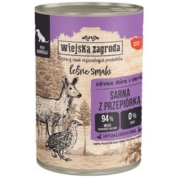Wiejska Zagroda Canned Adult Forest Flavors Roe Deer/Quail 400 g