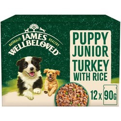 James Wellbeloved Puppy Turkey/Rice in Gravy Pouches 12 pcs