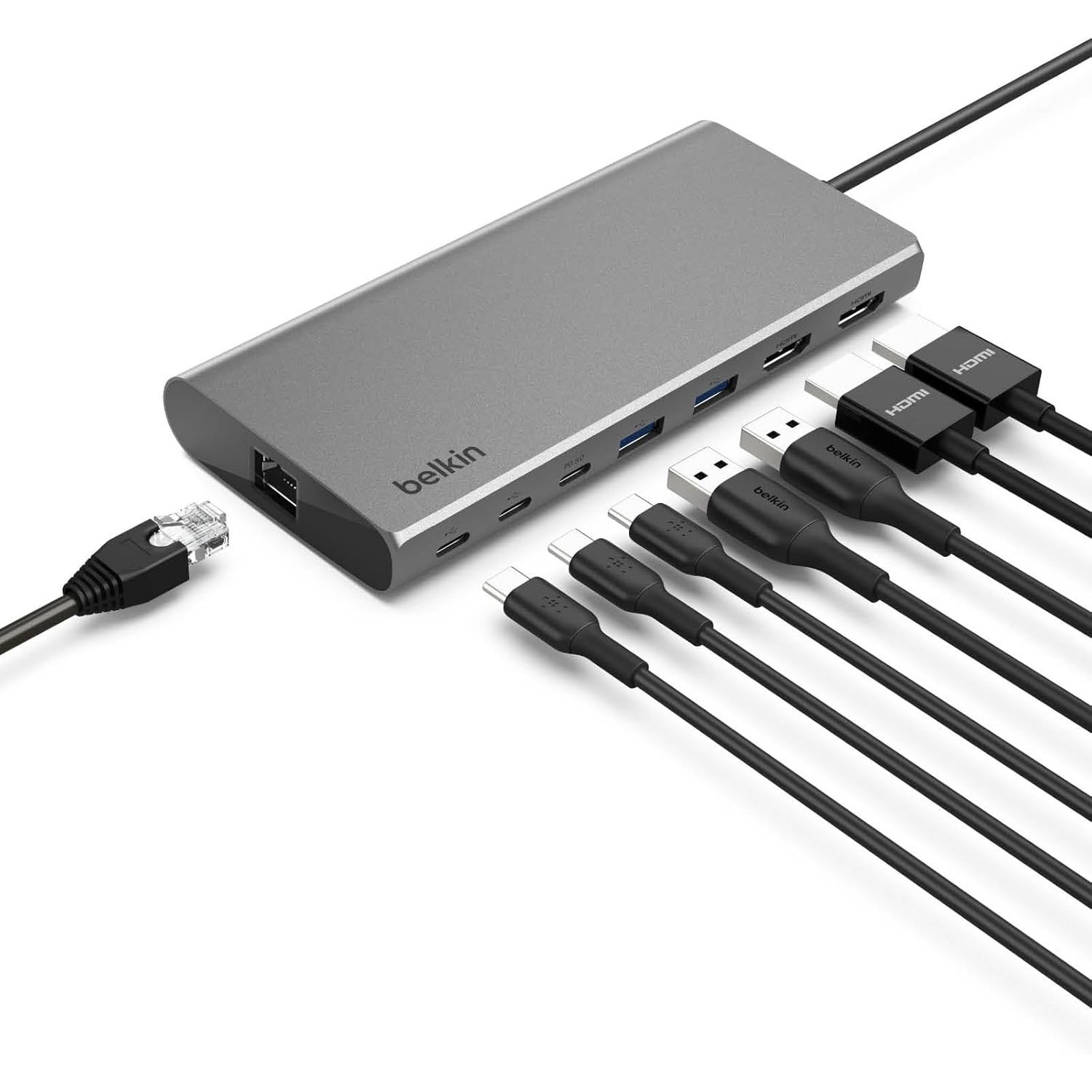 Belkin Connect Universal USB-C 8-in-1 Dual Display Core Hub