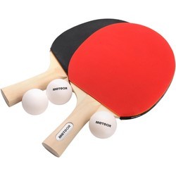 Meteor 2 Rackets &amp; 3 Balls Set