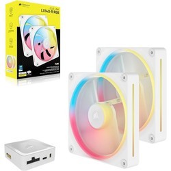 Corsair iCUE LINK LX140-R RGB PWM Reverse White Starter Kit