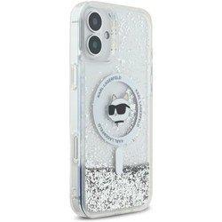Karl Lagerfeld Liquid Glitter Choupette Head Magsafe for iPhone 16