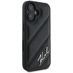 Karl Lagerfeld Quilted Signature for iPhone 16 Plus