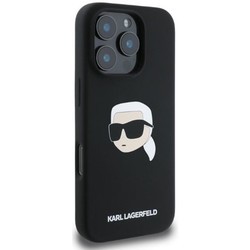 Karl Lagerfeld Slilicone Karl&#039;s Head Magsafe for iPhone 16 Pro Max