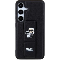 Karl Lagerfeld Gripstand Gripstand Saffiano Karl&amp;Choupette Pins for Galaxy S24