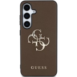 GUESS Grained Big Logo Small Classic Logo for Galaxy S25+