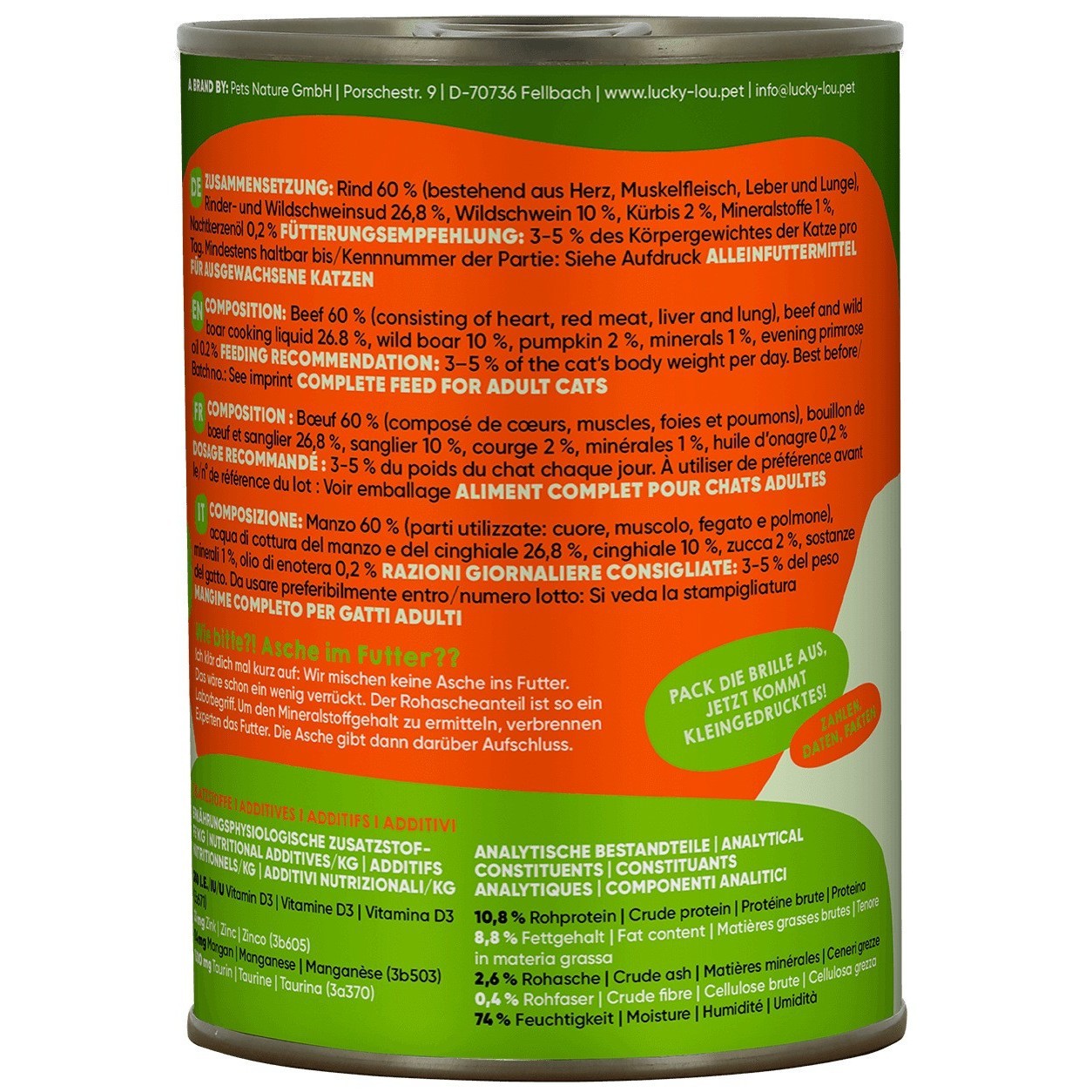Lucky Lifestage Adult Beef/Wild Boar 400 g