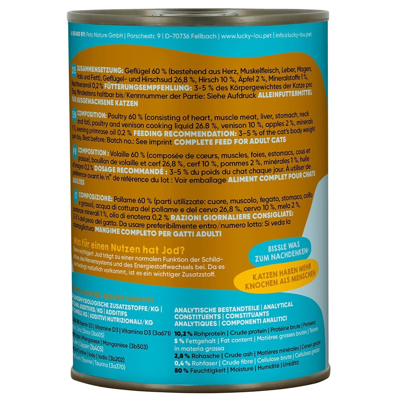 Lucky Lifestage Adult Poultry/Venison 400 g
