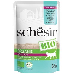 Schesir Bio Kitten Chicken Pouch 85 g