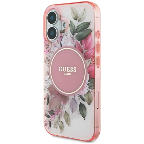 GUESS Flower &amp; Tonal Circle with MagSafe for iPhone 16