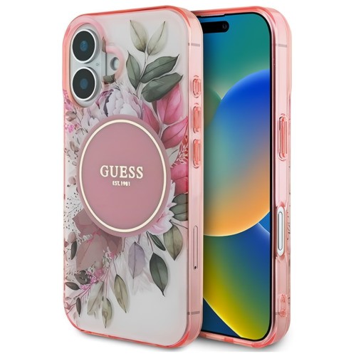 GUESS Flower &amp; Tonal Circle with MagSafe for iPhone 16