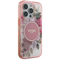 GUESS Flower &amp; Tonal Circle with MagSafe for iPhone 16 Pro