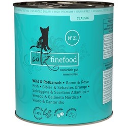 Catz Finefood Classic Canned Game/Rose Fish 800 g
