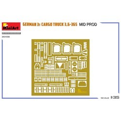 MiniArt German 3t Cargo Truck 3.6-36s Mid Prod (1:35)