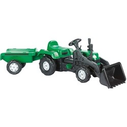 Dolu Bucket Tractor with Full Ranchero Trailer