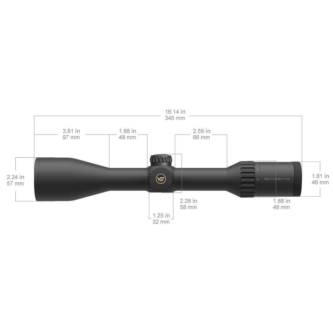 Vector Optics Continental x8 2-16x50 SFP VET-10 BDC
