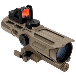 NcSTAR Gen3 USS 3-9X40 P4 Sniper Red Dot Tan