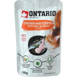 Ontario Adult Chicken/Shrimp Pouch 80 g