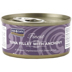 Fish4Cats Finest Tuna Fillet with Anchovy 70 g