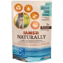 IAMS Naturally Adult Ocean Cod in Gravy 85 g