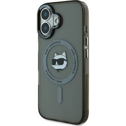Karl Lagerfeld IML Metal Choupette Head MagSafe for iPhone 16