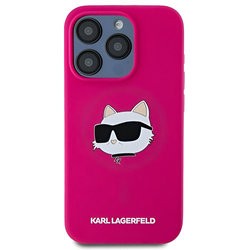 Karl Lagerfeld Silicone Choupette Head Print MagSafe for iPhone 15 Pro Max