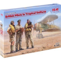 ICM British Pilots in Tropical Uniform (1939-1943) (1:32)