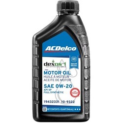 ACDelco Full Synthetic Dexos 1 Gen 3 0W-20 1L