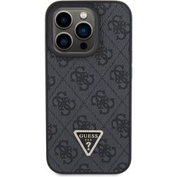 GUESS Leather Diamond Triangle for iPhone 15 Pro Max