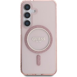 GUESS IML Glitter Circle MagSafe for Galaxy S25