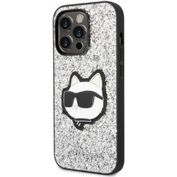 Karl Lagerfeld Glitter Choupette Patch for iPhone 14 Pro