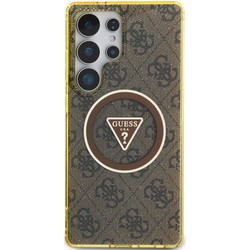GUESS Glitter Triangle Buttons MagSafe for Galaxy S25 Ultra