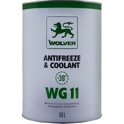Wolver Antifreeze &amp; Coolant WG11 Green Ready To Use 10L