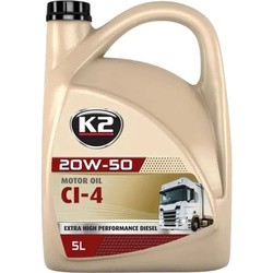K2 Motor Oil 20W-50 CI-4 5L