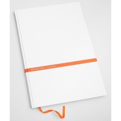 Whitelines Squared Notebook Flexo White