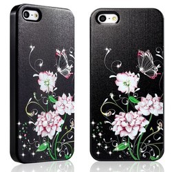 Star5 Swaroviski Butterfly&amp;flower for iPhone 5/5S