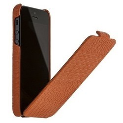 Borofone Crocodile Leather Case for Iphone 5/5S (оранжевый)