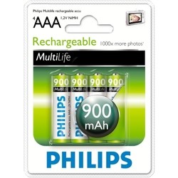 Philips MultiLife 4xAAA 900 mAh