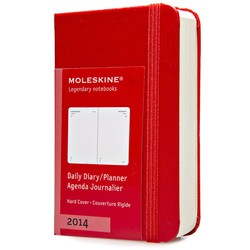Moleskine Daily Planner Extra Small Red