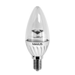 Maxus 1-LED-279 C37 CL-C 4W 3000K E14 AP