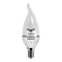 Maxus 1-LED-281 C37 CT-C 4W 3000K E14 AP
