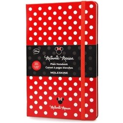 Moleskine Minnie Mouse Plain Notebook Red