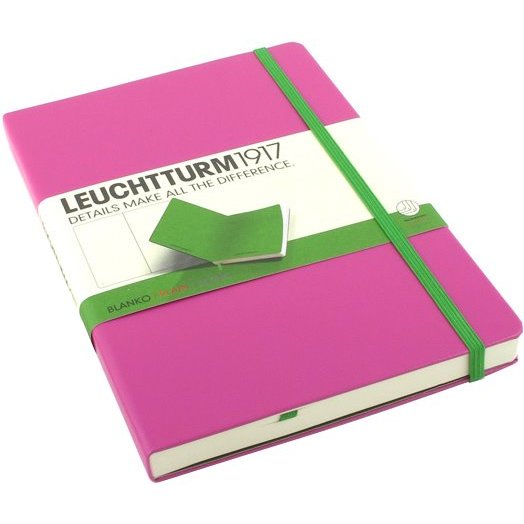 Leuchtturm1917 Plain BiCOLORE Pink&amp;Meadow Green